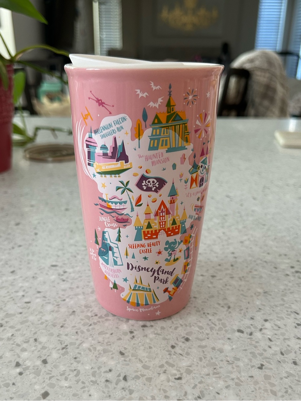 Starbucks Pink Disneyland Tumbler